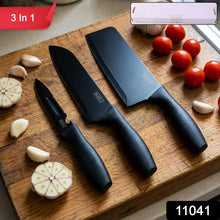 3 - in - 1 Professional Kitchen Knife Set (1 Set) - justgrabit.in | Just Grab It