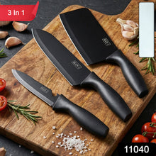 3 in 1 Professional Kitchen Knife Set (1 Set) - justgrabit.in | Just Grab It