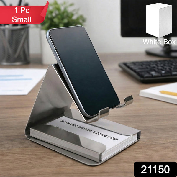 Premium Small Desktop Mobile Phone Stand Holder for Smartphones (1 Pc) - justgrabit.in | Just Grab It