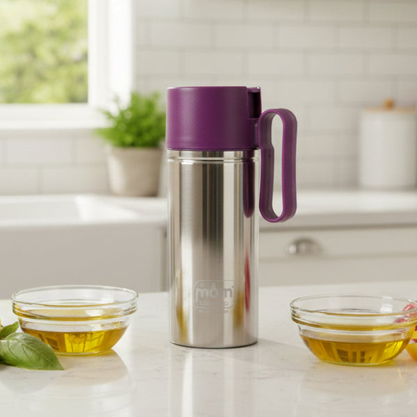 Supermom 750ml Approx. Stainless Steel Oil Pourer (1 Pc) - justgrabit.in | Just Grab It