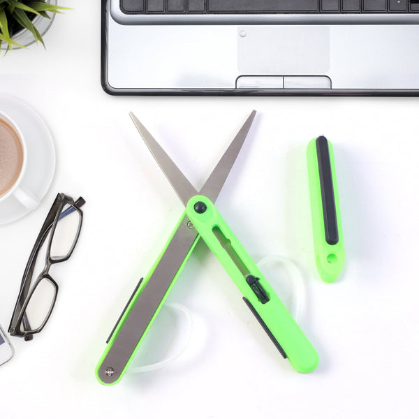 Pen Cut Compact Scissors in Pen Format, Pen - Style Portable Travel Scissors (1 Pc) - justgrabit.in | Just Grab It