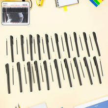 Refillable Black Marker Pen with Extra Ink Refills 20 pieces (1 Set) - justgrabit.in | Just Grab It
