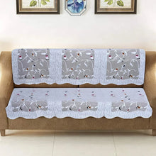 Elegant Floral Sofa Protector Runner - (1 Pc / 139x28 Inch) - justgrabit.in | Just Grab It