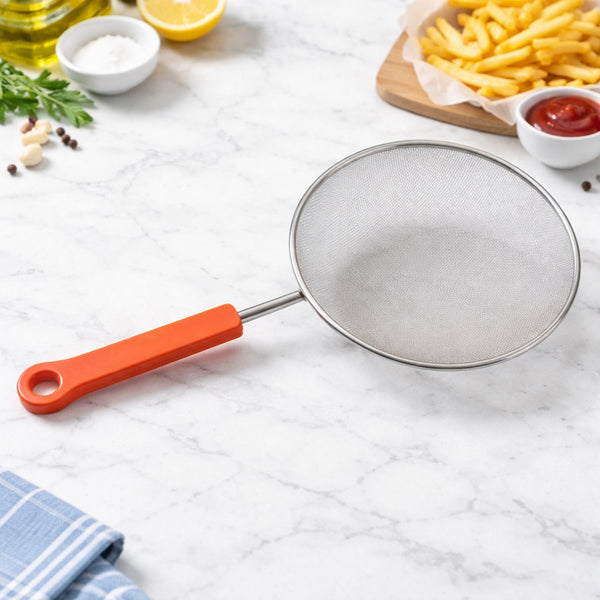 B - Grade Small Size Fine Mesh Kitchen Strainer (1 Pc) - justgrabit.in | Just Grab It