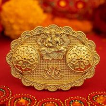 Ganesh Embossed Roli–Chawal Kumkum Chopra - (1 Pc) - justgrabit.in | Just Grab It