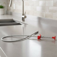 Flexible Spring Drain Cleaning Tool with Hand Grip (1 Pc / 90 Cm) - justgrabit.in | Just Grab It