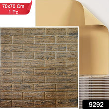 Wallpaper 3D Foam Wallpaper Sticker Panels (70 x 70 Cm / 1 Pc) - justgrabit.in | Just Grab It