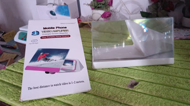 3D HD Mobile Phone Screen Magnifier Amplifier (1 Pc / 12 Inch) - justgrabit.in | Just Grab It