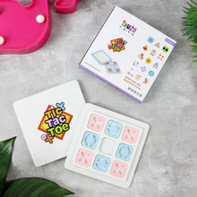 Tic Tac Toe Classic Strategy Board Game for Kids (1 Set) - justgrabit.in | Just Grab It