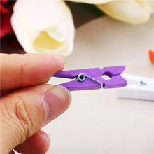 Wooden Clips for Photo Hanging & Home Decoration Pin Clips (Pack of 50) - Justgrabit Inc.