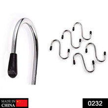 Heavy Duty S - Shaped Stainless Steel Hanging Hooks - 5 pcs - Justgrabit Inc.