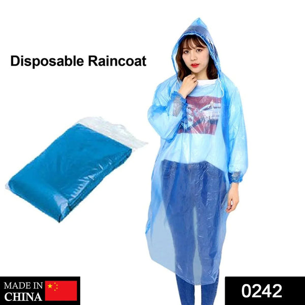 Waterproof Disposable Raincoat - Justgrabit Inc.