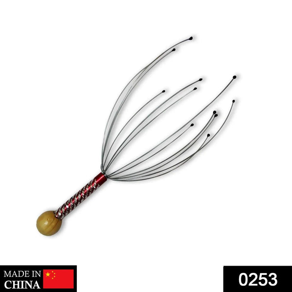 Hand Held Scalp Head Massager Stress Relief - Justgrabit Inc.