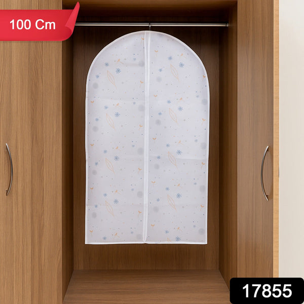 Premium Garment Cover for Wardrobe (100 cm, 1 Pc) - justgrabit.in | Just Grab It