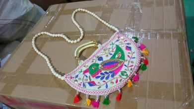 Traditional handbag, Rajasthani Jaipuri Cotton Bag (1 Pc) - justgrabit.in | Just Grab It
