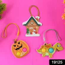 Silicone Push Bubble Fidget Keychain Toy (1 Pc) - Justgrabit Inc.