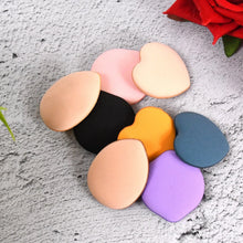 Mini Finger Makeup Powder Puff (Multicolour, 8 Pcs Set) - justgrabit.in | Just Grab It