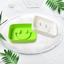 Portable Travel Soap Dish Box – Cute Cartoon Smile Face Draining Container - justgrabit.in | Just Grab It