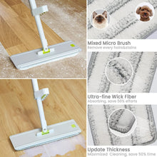 Floor Mop and Bucket Set, Flat Mop for Cleaning with Wringer, Self Clean Damp Mop and Bucket for Hardwood, Laminate, 2 in 1 Hands Free Mop with Washable Microfiber Pad for Wet & Dry Use - Justgrabit Inc.