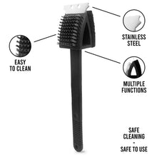 Black 2 Side Use Brush Scarp Cleaning Brush & Wire Brush for Garage Use - Justgrabit Inc.
