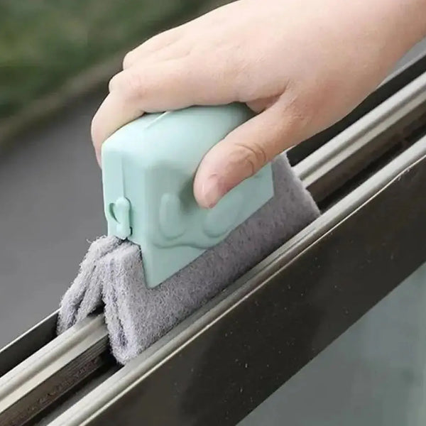 Window Groove Frame Cleaning Brush Door Track Cleaning Brushes Dust Cleaner Tool for Corners Edges and Gaps - Justgrabit Inc.