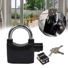 Plastic Body Waterproof Siren Alarm Smart Alarm Lock & 3 Keys (1 Set) - justgrabit.in | Just Grab It