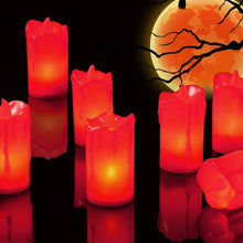 Flameless Melted Design Candles for Decoration, Diwali (1 pc) - justgrabit.in | Just Grab It