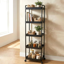 5 Layer Multipurpose Rolling Storage Rack (1 Pc) - justgrabit.in | Just Grab It
