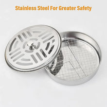 Decorative Mosquito Coil Holder Mosquito Coil Container, Incense Holder Safe Burning Coil Tray for Home Patio Pool Side Outdoor, Metal Tray - justgrabit.in | Just Grab It