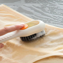 Multifunctional Scrubbing Brush with Liquid / Soap Dispenser, Cleaning Brush with Liquid / Soap Dispenser, Shoe Brush for Cleaning, Cloth Cleaning Brush with Handle Liquid Shoe Brush For Shoe Clothes (1 Pc) - Justgrabit Inc.