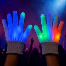 Dynamic Multi - Color Led Light - Up Glow Gloves (1 Pair) - justgrabit.in | Just Grab It