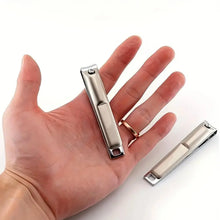 Stainless Steel Folding Portable Large Nail Clippers with Nail File (1 Pc) - justgrabit.in | Just Grab It