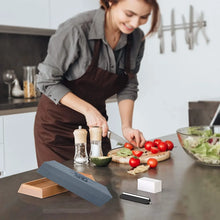 Silicon Carbide German Combination Stone, Dual Sided Stone for Knife and Tools Sharpening with Safety Case - Justgrabit Inc.