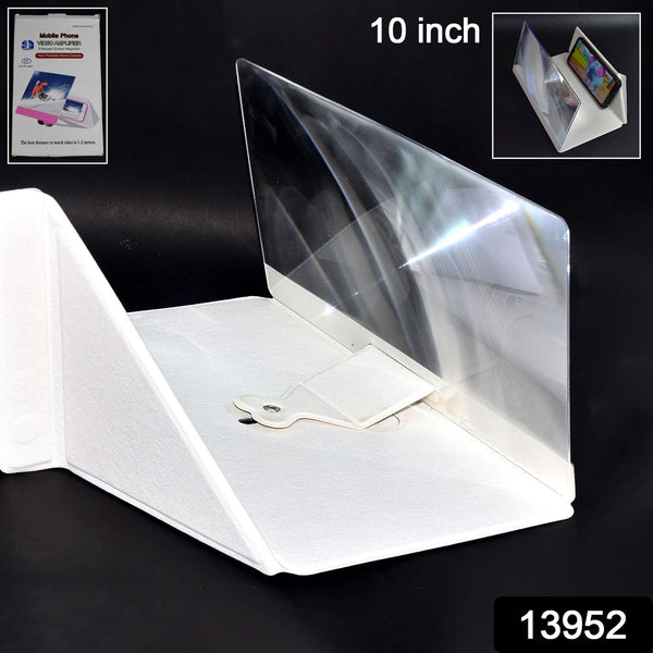 3D HD Mobile Phone Screen Magnifier Amplifier (1 Pc / 10 Inch) - justgrabit.in | Just Grab It