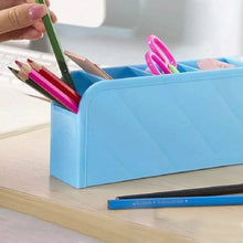 Multipurpose 4 Compartment Pen Holder Office Desktop (1 Pc) - justgrabit.in | Just Grab It