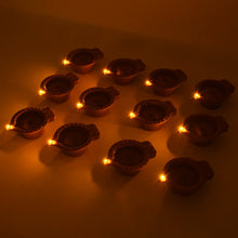 Flower Water Sensor Diyas for Diwali Decoration, Diwali (12 Pcs Set) - justgrabit.in | Just Grab It