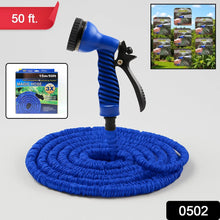 50 Ft Expandable Hose Pipe Nozzle For Garden Wash Car Bike With Spray Gun - Justgrabit Inc.