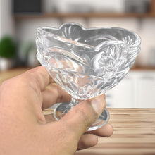 Glass Ice - Cream Cup Set, Home & Kitchen Serving or Dessert Cup (6 Pcs Set) - justgrabit.in | Just Grab It