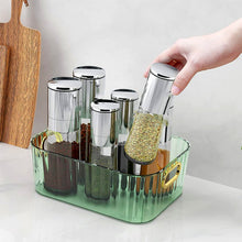 Premium Ribbed Transparent Storage Basket - justgrabit.in | Just Grab It