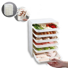 Plastic 6 Layer Wall - Mounted Food Organizer Rack (1 Set) - Justgrabit Inc.