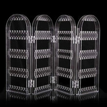 4 Folding Storage Hanger Acrylic Earring Screen Holder Display Stand Clear (1 Set) - Justgrabit Inc.