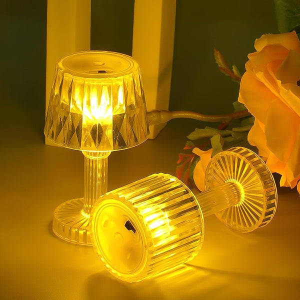 LED Candle lamp, Table Lamp Portable Plastic Lamps, Diwali (1 Pc / Small) - justgrabit.in | Just Grab It