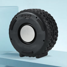 Portable Tyre / Wheel Shape Wireless Bluetooth Speaker (1 Pc) - justgrabit.in | Just Grab It
