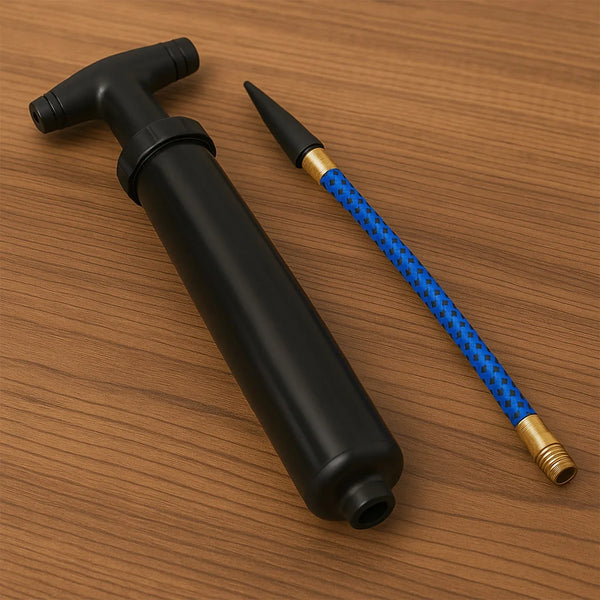 Portable Air Ball Inflatable Kit With PIN Plastic & Metal (1 Pc With Pin) - justgrabit.in | Just Grab It