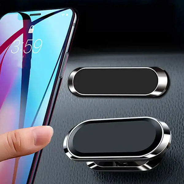 Magnetic Phone Mount/Holder for Car, Super Strong Magnet Universal Car Mount, Dashboard 360° Rotation for Car, Desk, Office, Home & Kitchen for All Smart phones (1 Pc) - Justgrabit Inc.