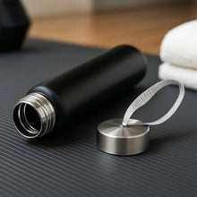 Portable Stainless Steel Water Bottle with Strap (Approx 250ML) - Justgrabit Inc.