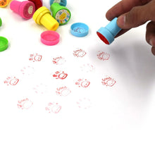 Emoticon Stamps 8 pieces in Round Shape Stamp for Kids Theme Stamps for School Craft & Prefect Gift for Teachers, Parents and Students (Multicolor) - Justgrabit Inc.