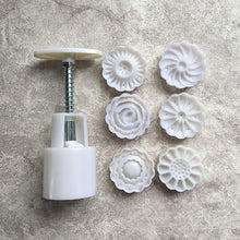 Mooncake Mold with 6 Stamps (1 Set) - justgrabit.in | Just Grab It