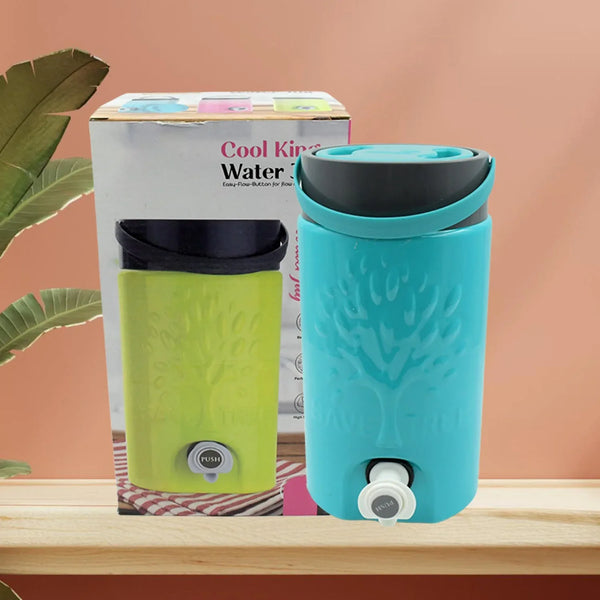 Insulated Water Jug with Tap (2000ml): Leakproof, Travel Cooler - Justgrabit Inc.