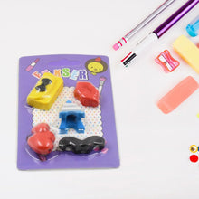 Fancy Colorful Eraser Set for Kids’ Parties & School (1 Set, Mixed Design) - Justgrabit Inc.